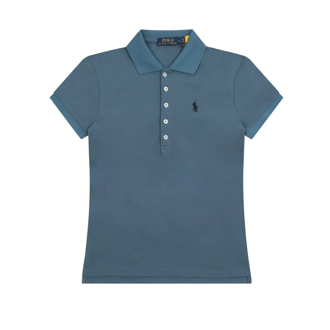 🅿️152 "Top quality" Style number: DS004# (not off the shelves all year round) [Ralph Lauren classic pony embroidered lapels women's slim fit POLO short sleeves] ✅Ralph Lauren Ralph Lauren classic basic women's all-match slim fit POLO short sleeves ✅Main supplier platform live broadcast Wholesale entities Replenish when out of stock Not off the shelves ✅ZP quality 1:1 pattern making Scan the code to enter the GF website Z cabinet quality ✅Details and quality are the only one in Guangzhou. Imported pique fabrics focus on high-end and cost-effective. Needless to say good quality. ✅The version is restored to the original order. The maximum size can be worn up to 130 pounds. Loose, comfortable and stress-free.